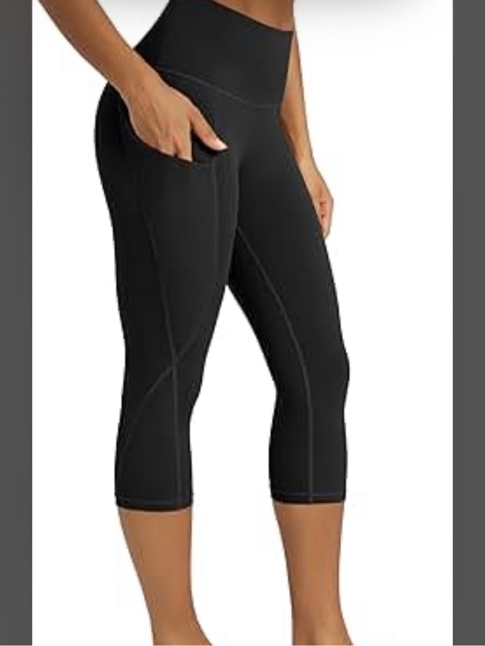lululemon athletica Black High-Rise Align 21” Cropped Leggings with Pockets